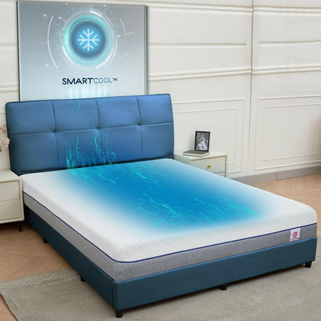 Best memory foam mattress with SmartCool technology, ensuring temperature regulation.