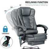 Best Office Chair for Back Pain with Massage – Reclining function for ultimate relaxation.