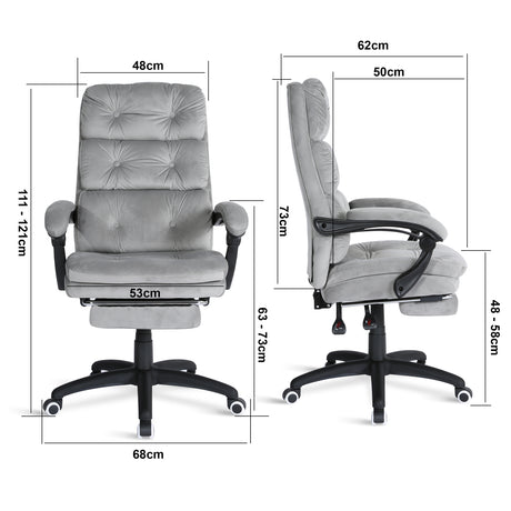 Best office chair luxury with ergonomic design and premium comfort. Chair Dimensions included.