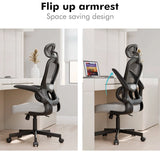 Home Office Chair - Ergonomic Computer Chair with Headrest