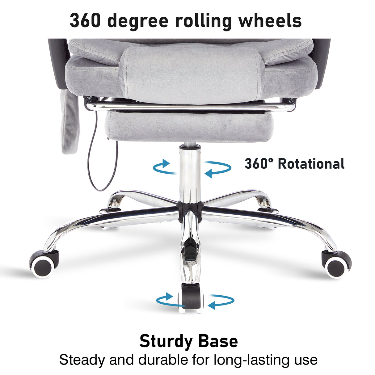 Find the best office desk chair, steady and durable for long-lasting comfort and use.