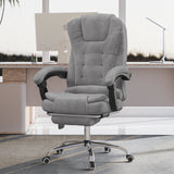 Ergonomic Office Chair 8 Point Massage Velvet Chair
