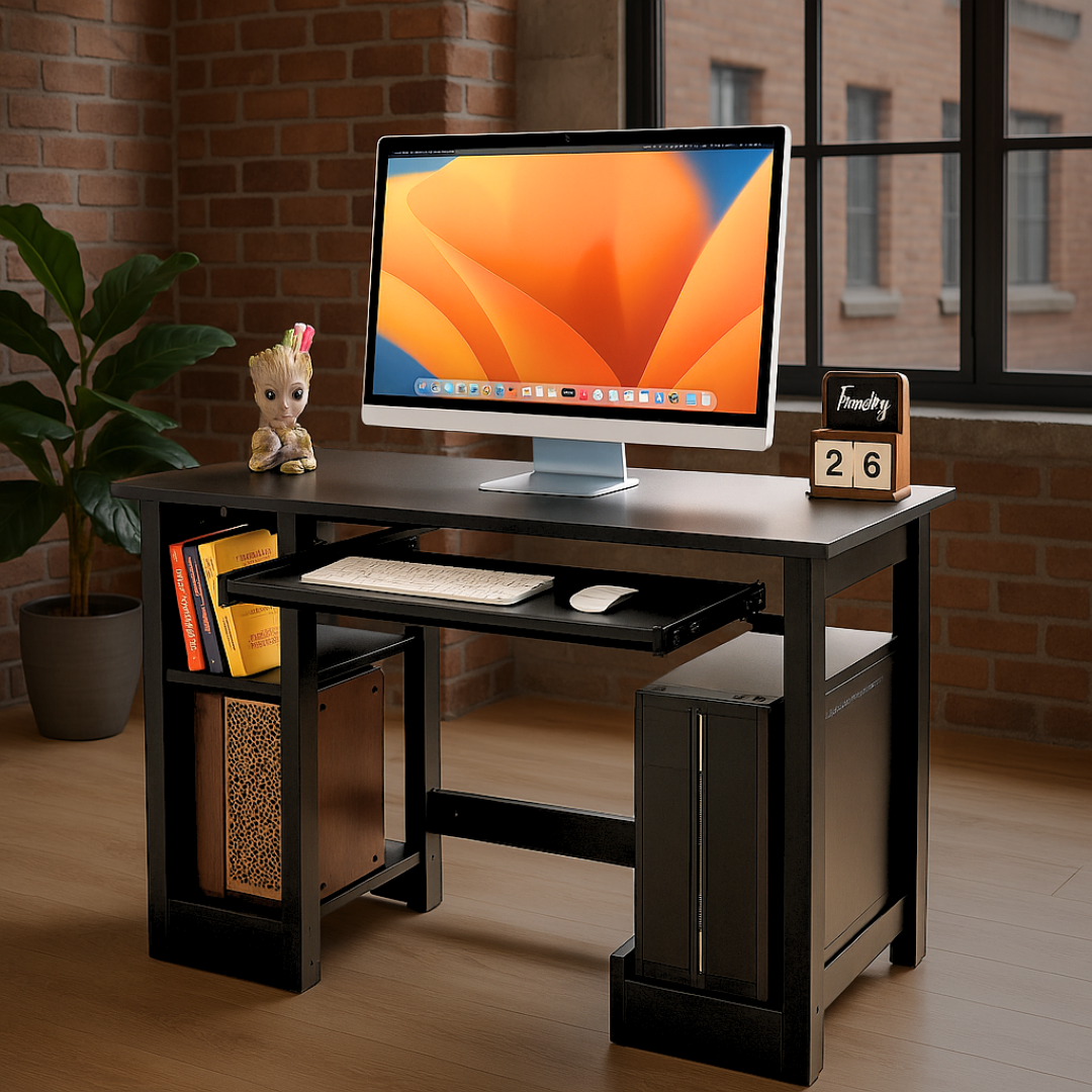 Blisswood Computer Desk With Keyboard Tray