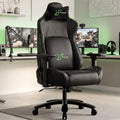 Black Ergonomic Gaming Chair with Headrest and Lumbar Support