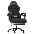 Xstriker Ergonomic Gaming Chair with Footrest & Thick Cushion Backrest