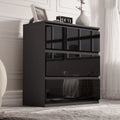 High Gloss 3 Drawer Chest - Small Chest of Drawers
