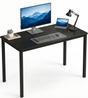 [100 X 50 cm] Home Office Desk shown on plain white background with monitor, tablet, keyboard, mouse, anglepoise lamp, and succulent in a geometric pot