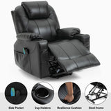 Electric Recliner Chair For Elderly with Heat & Massage