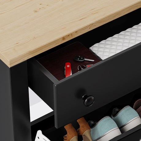 Blisswood black shoe cabinet available at Dream Home Store in UK, perfect for stylish shoes.