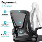 Office Desk Chair | Adjustable & Swivel Mesh Office Chair