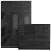 Blisswood black wardrobe and drawer set – sleek, modern storage for stylish spaces.