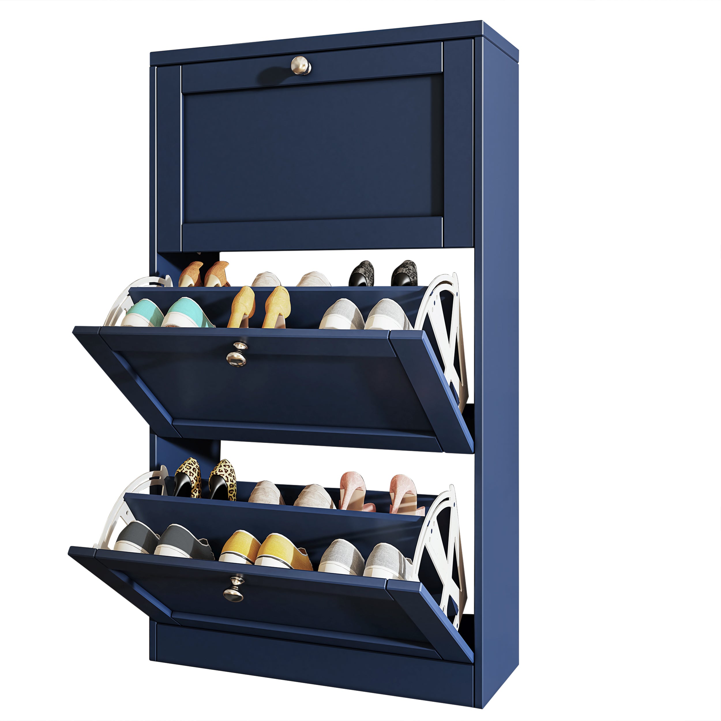 Shoe cabinet with doors UK, stylish storage solution, modern shoe organizer