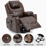Electric Recliner Chair For Elderly with Heat & Massage