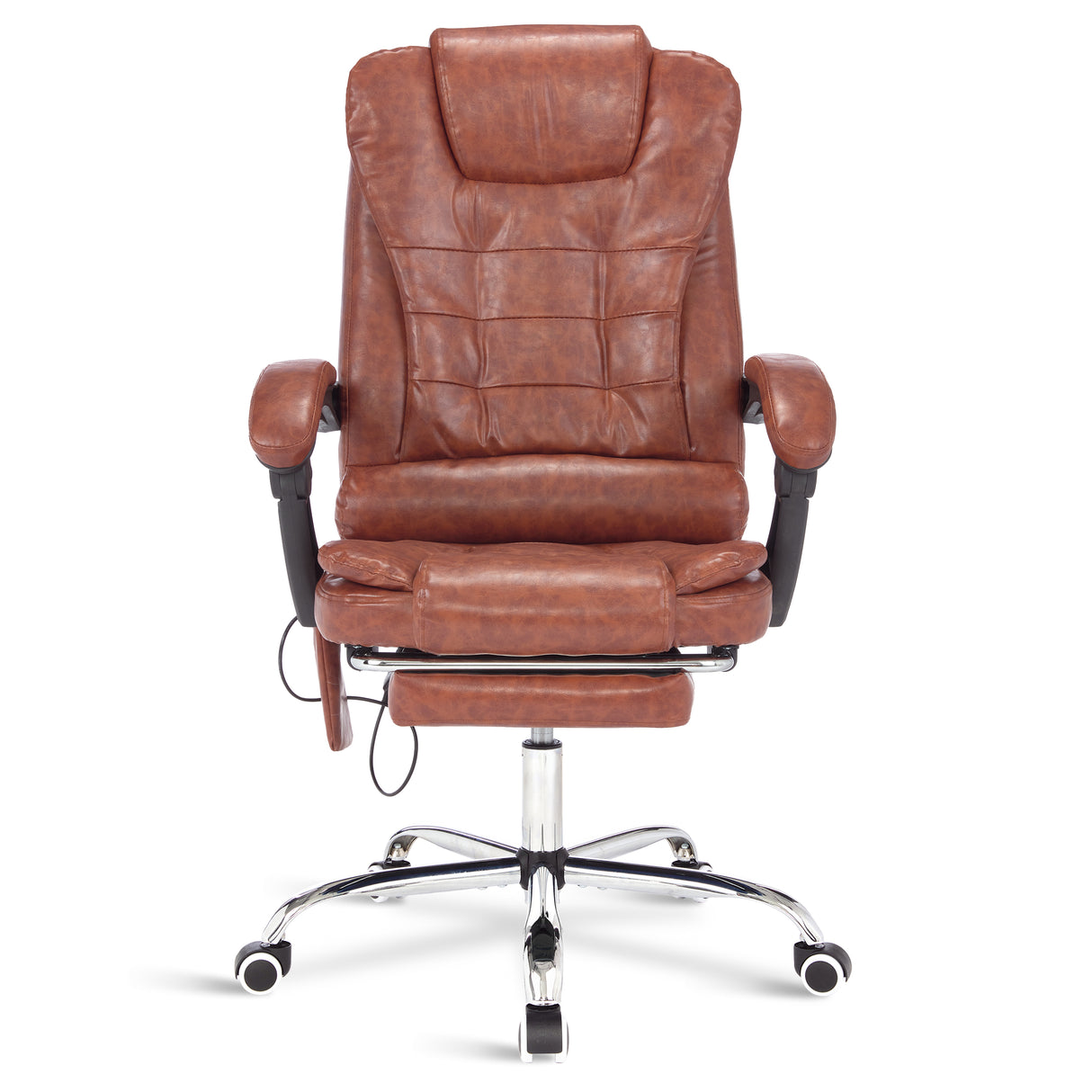 Blisswood brown office massage chair for comfort and support, available in UK.