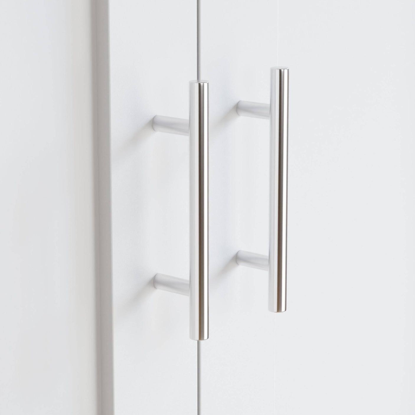 white wardrobe handles