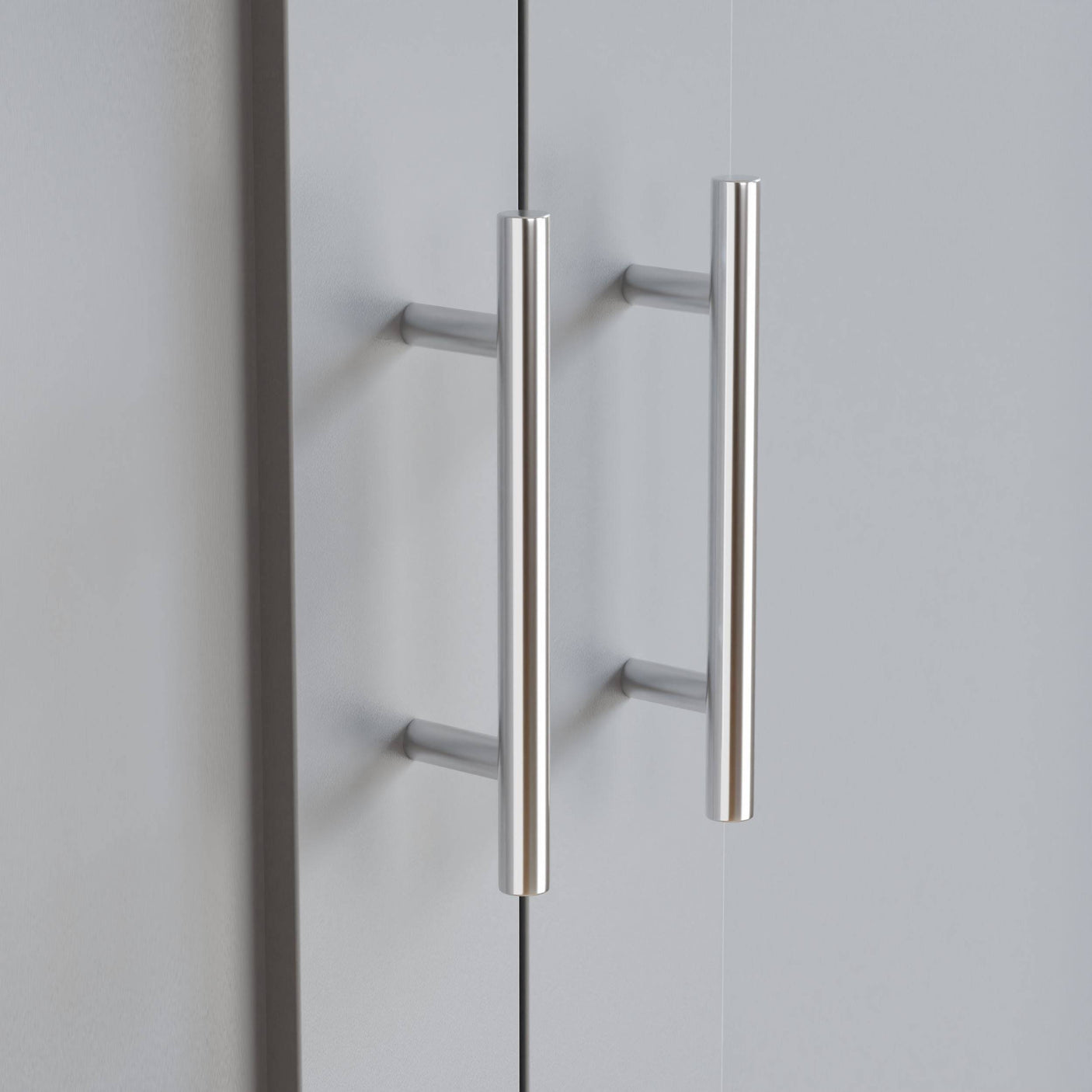 grey wardrobe door handles