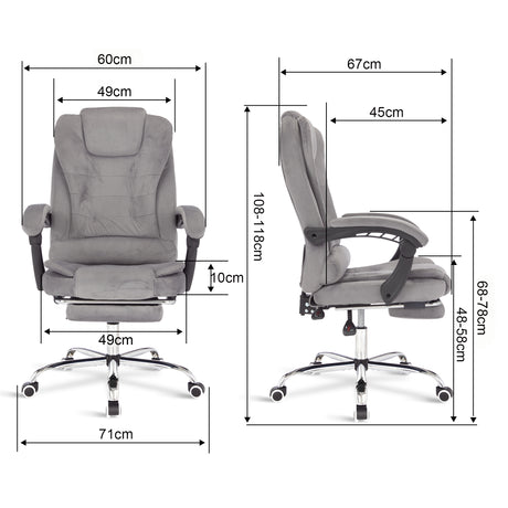 Chair massage office – ergonomic design with dimensions for ultimate comfort and relaxation.