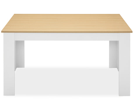 Affordable dining table with a simple design, perfect for budget-friendly homes.