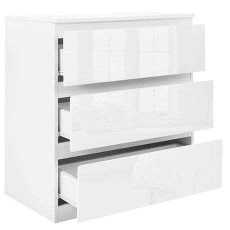 Chest of drawers low design, providing practical storage with a modern and compact look.