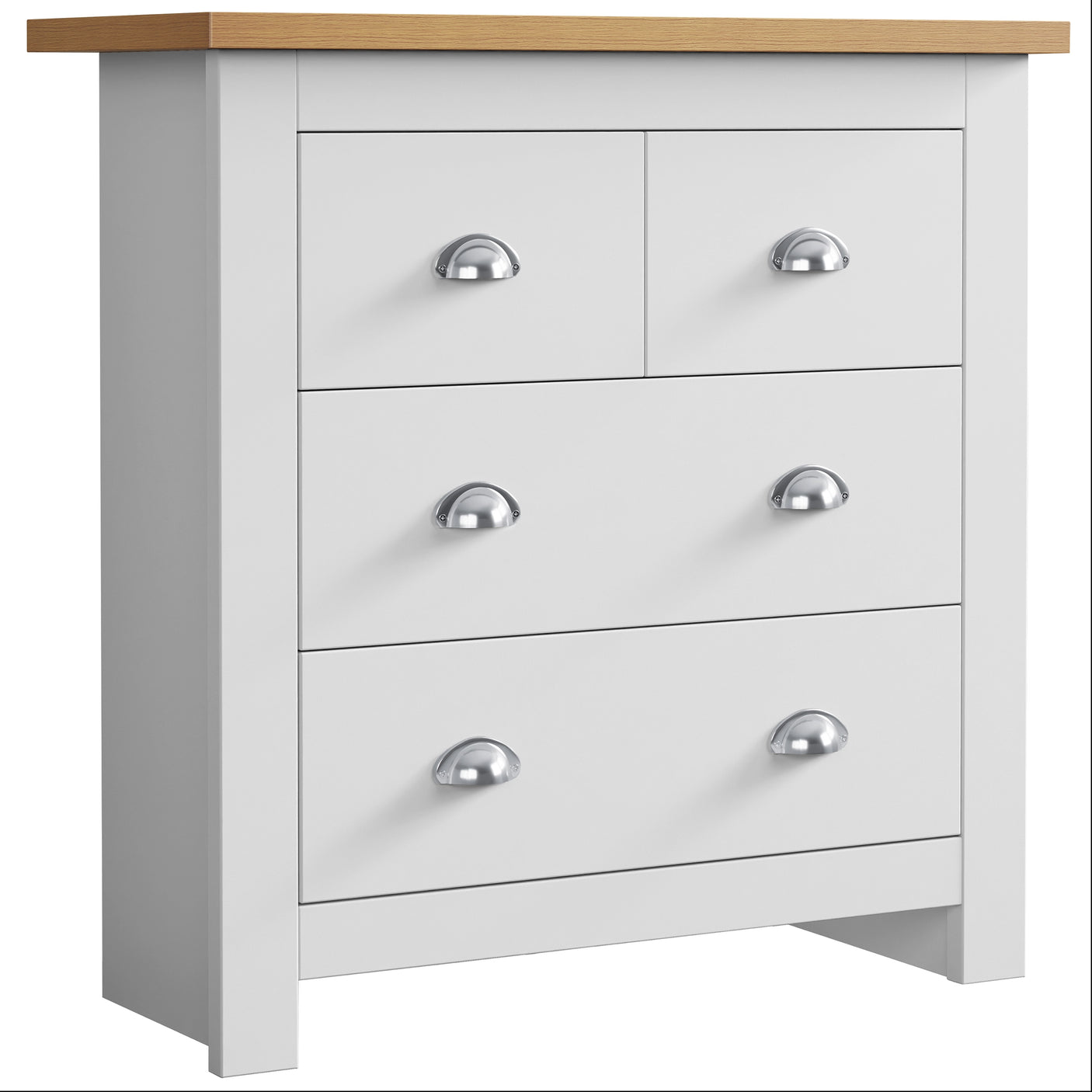 Shaker 4 Piece Bedroom Set - Wardrobe and Chest of Drawers