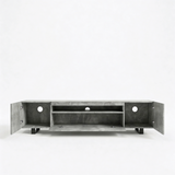 [Concrete] Kystra TV stand cut-out image revealing two internal shelves and three back cable holes