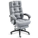 dark grey linen office chair: the best home office chair for style & comfort