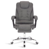 Dark grey office chair with massage by Blisswood, UK– ergonomic comfort and relaxation.