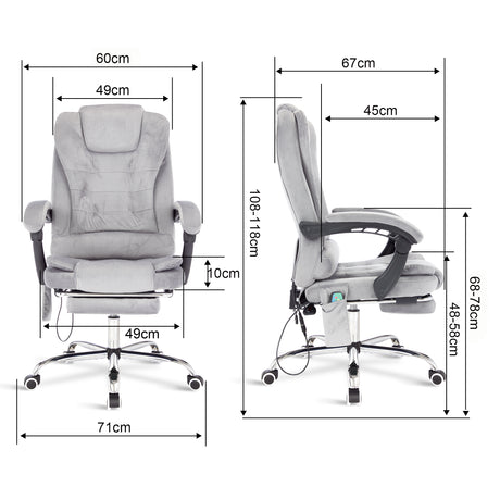 Ergonomic desk chair office chair with dimensions, perfect for comfort and productivity.