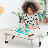 Desks for office at home with kid-friendly design, perfect for painting, studying.