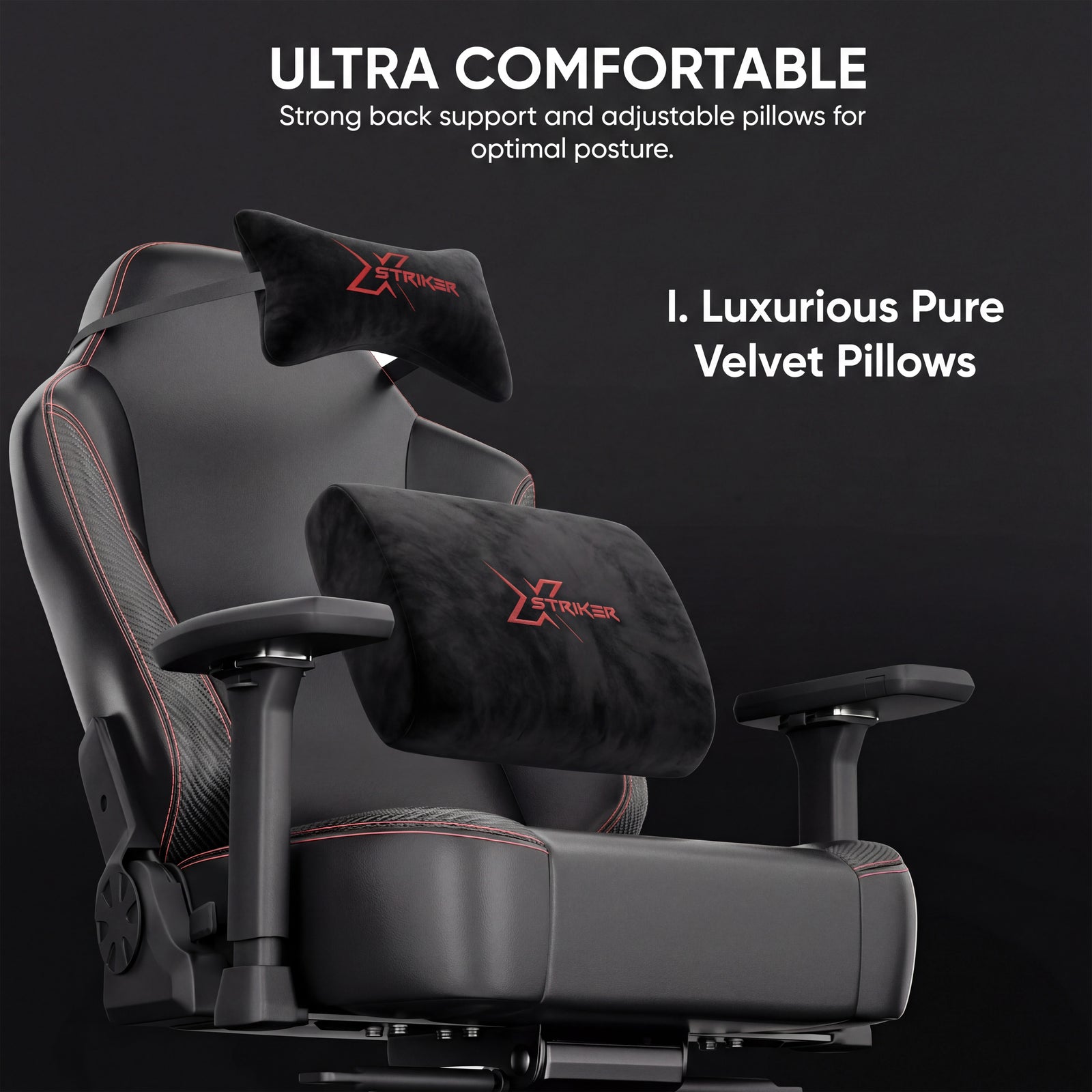 Xstriker Gaming Chair with Thick Seat Computer Home Office Chair