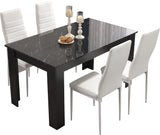 Dining set with small table and chairs, perfect for compact spaces and modern decor.