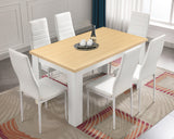 Dining table and chairs set available in the UK, perfect for modern homes and interiors.