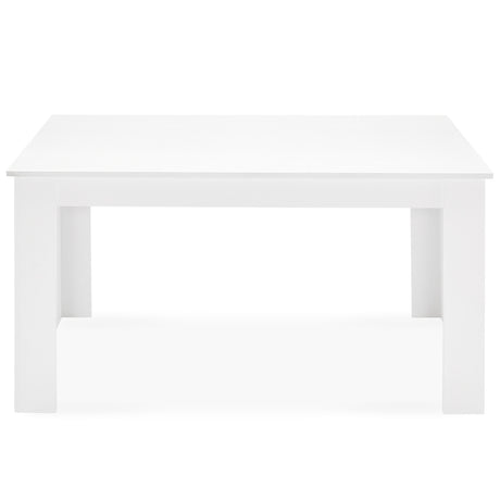 Dining table set for 6 white white dining table stylish & spacious design perfect for dining rooms.