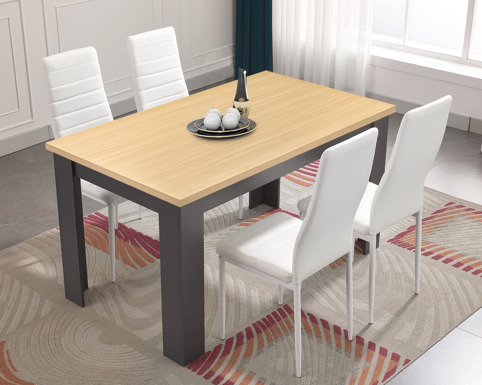 small dining table set for 4 with chairs