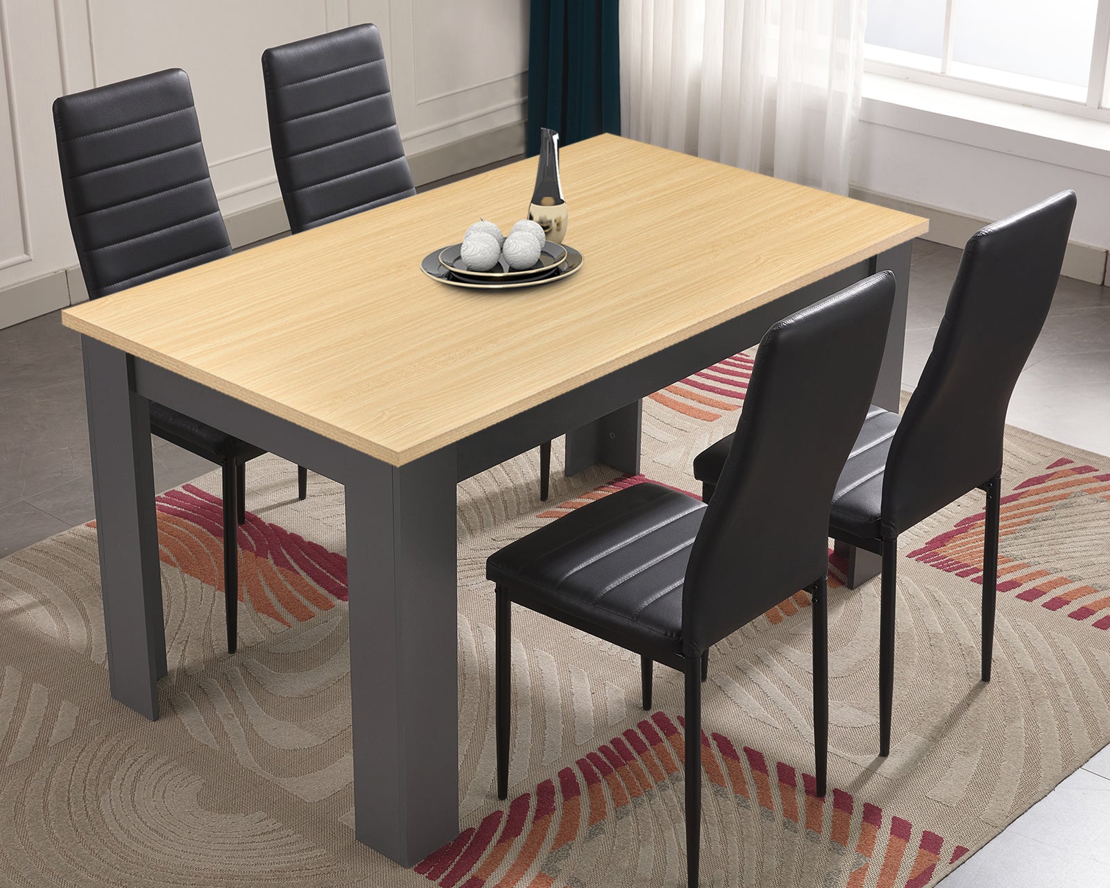 dining table with chairs