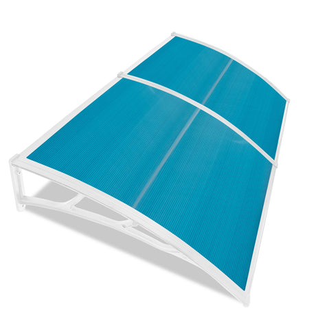 Door canopy suppliers offering a blue canopy, size 190*100cm, for reliable protection.