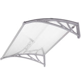 Durable polycarbonate door canopy UK – weatherproof porch awning for home & outdoor use.