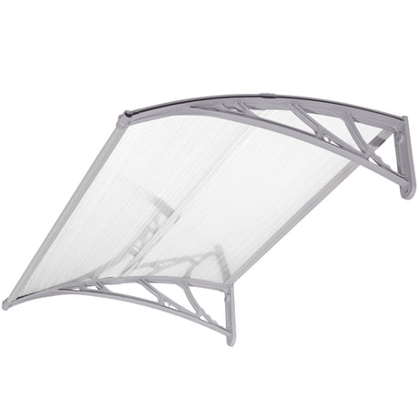 Durable polycarbonate door canopy UK – weatherproof porch awning for home & outdoor use.