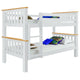 Double single bunk bed, offering two single sleeping spaces stacked for efficient use of room space.