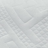 Textured close-up view of a double small mattress fabric design with intricate patterns.