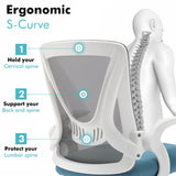 Small Desk Chair | Comfortable & Swivel Mesh Office Chair