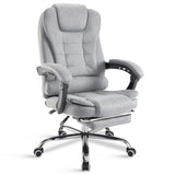 Shop ergonomic office chair - sleek grey linen office chairs for comfort and style.