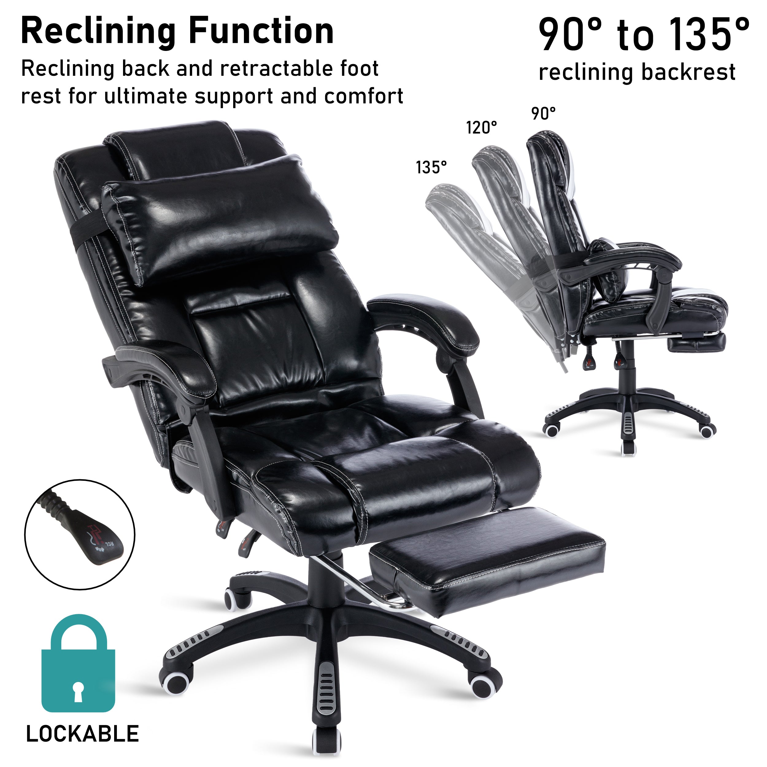 black office chair