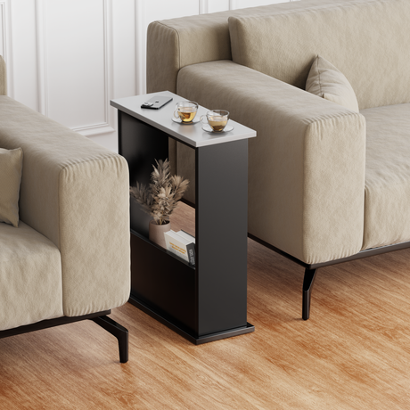 Extra narrow side table – perfect for tight spaces, adding style and functionality to any room.