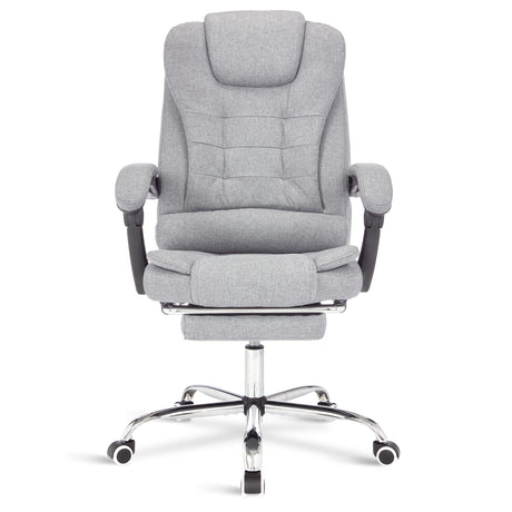 Fabric swivel recliner chair with ergonomic design for ultimate comfort and support.