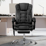 Executive Office Chair 8 Point Massage Leather Office Chair