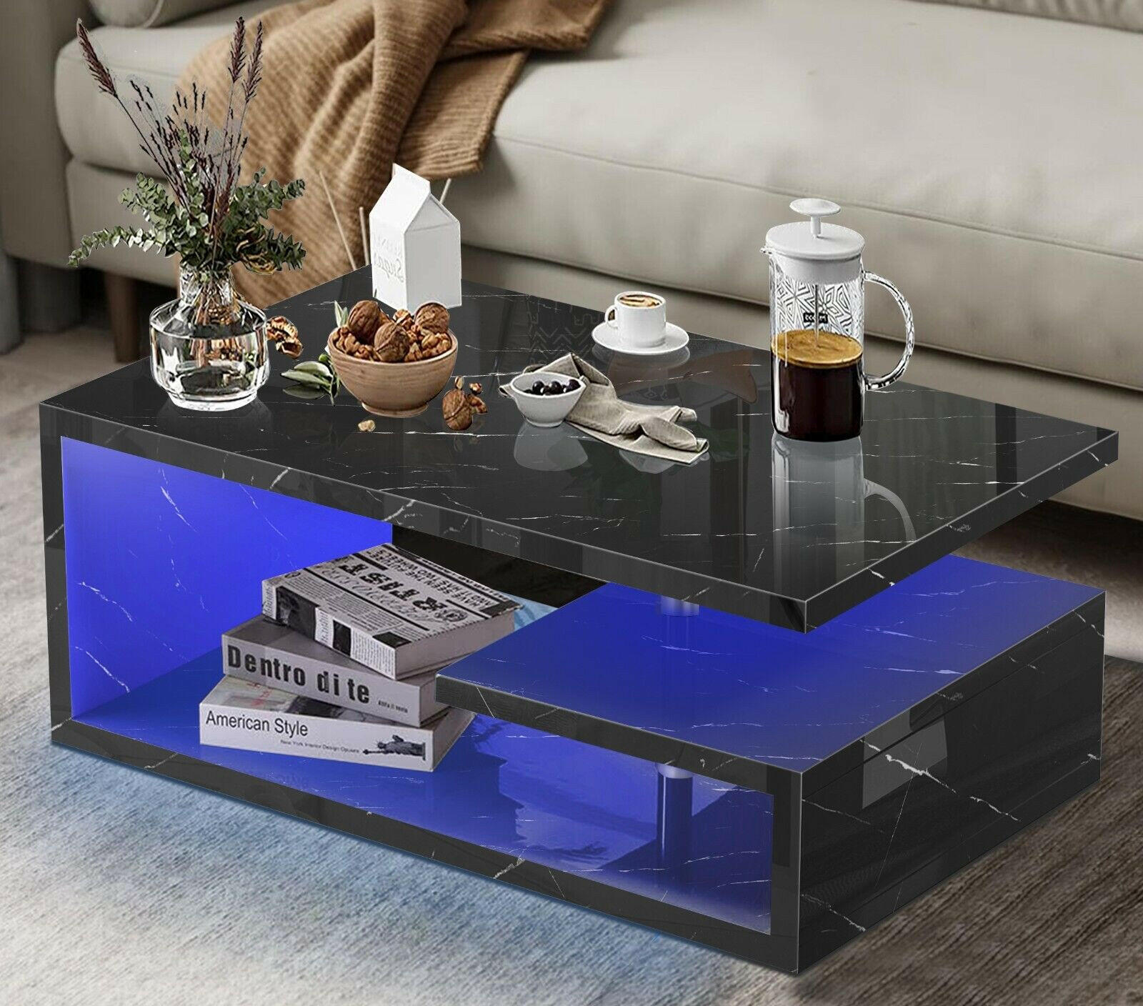 black coffee table