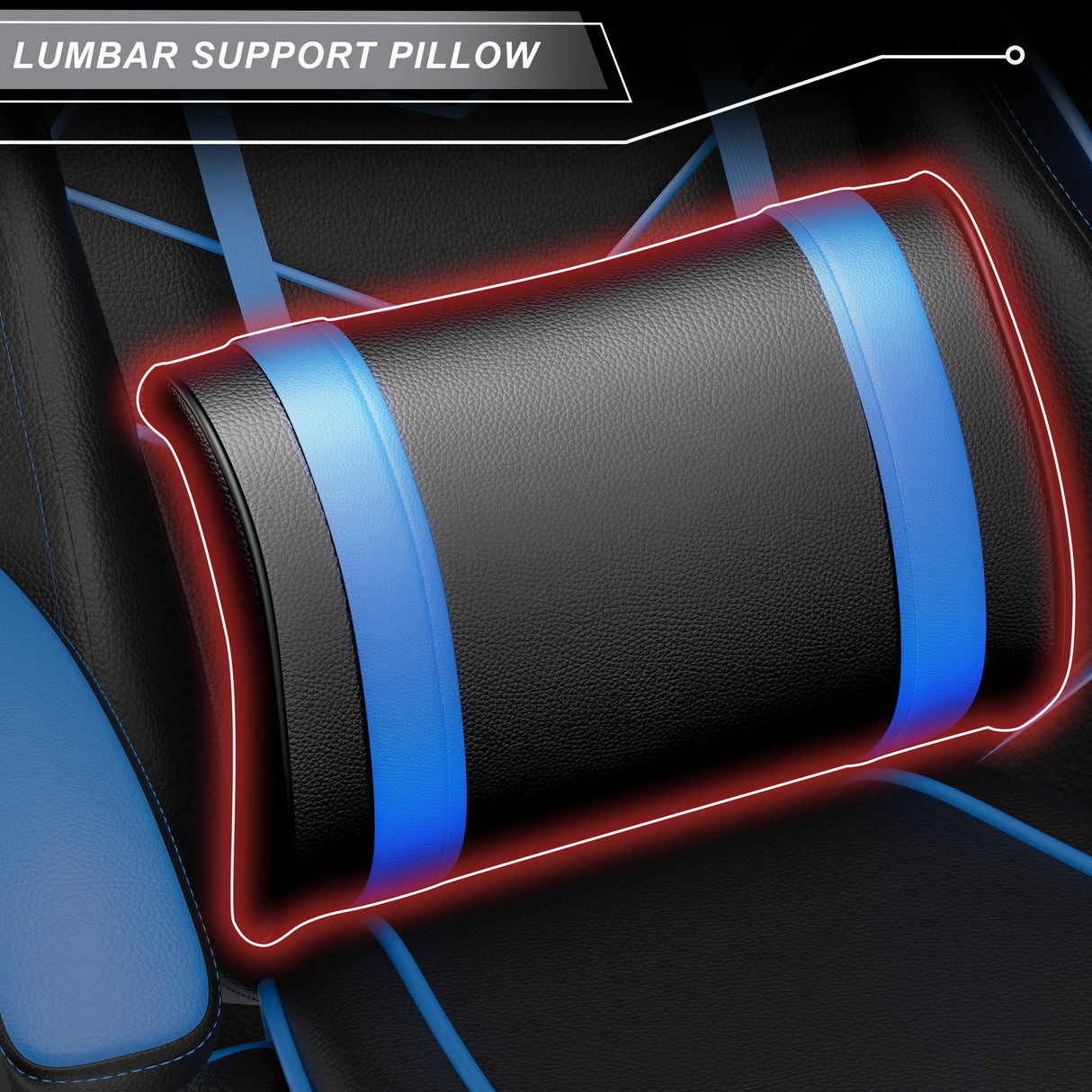 Gaming chair cushion – ergonomic, soft, and supportive cushion for enhanced comfort & posture.