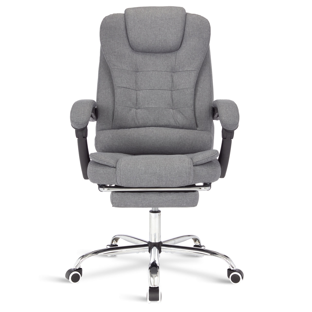 Gary linen office chair with massage functions for comfort and ergonomic support.