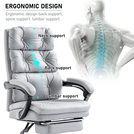 Ergonomic Office Chair - Executive Reclining Swivel Chair